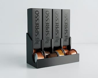 Nespresso Kapselhalter | Hülsenspender für Coffee Station | Kapsel Organizer Theke