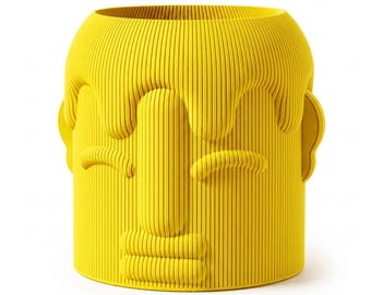 Abstract Face Vase | Modern Sculptural Flower Pot | Unique Housewarming Gift