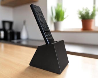Minimalist Remote-Control Holder | Modern TV Remote Stand | Sleek Coffee Table Organizer | Practical Housewarming Gift