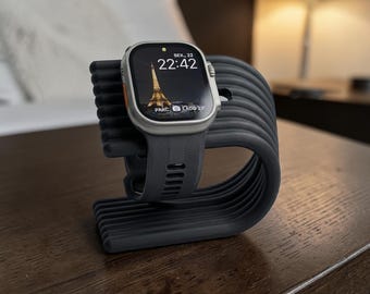 Smartwatch Charging Stand | Minimalist Desk Dock | Tech Gift for Apple Watch
