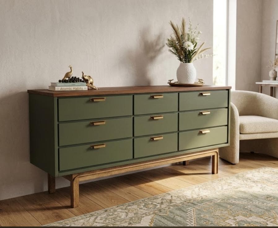 Mid Century Modern Storage Chest - Etsy
