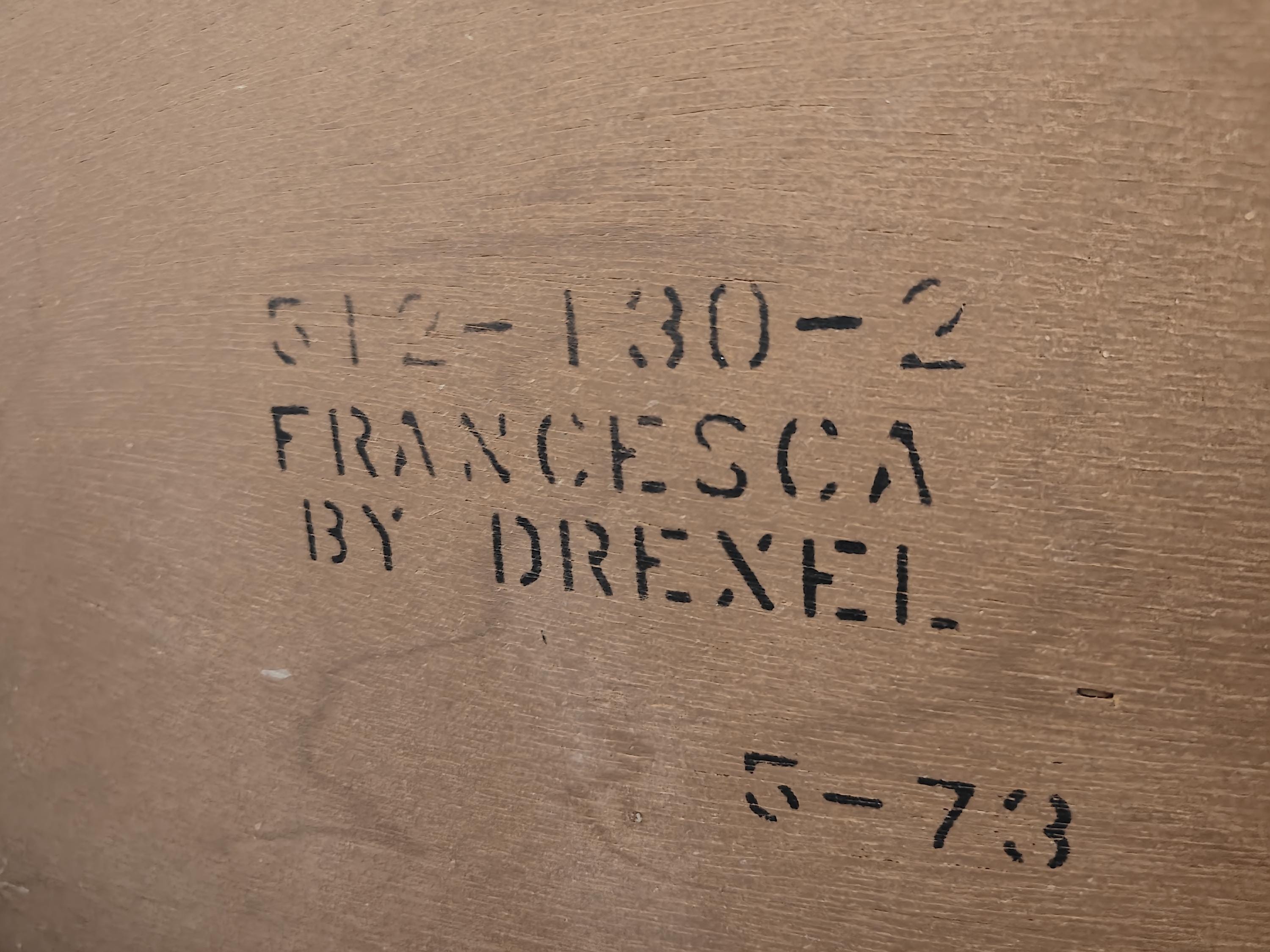 SOLD Example of Work. Purchase. Francesca by Drexel. Refinished ...