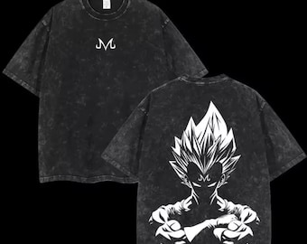 Dragon Ball Majin Vegeta T-Shirt – Anime Cotton Casual Short Sleeve, Loose Fit Men’s Tee