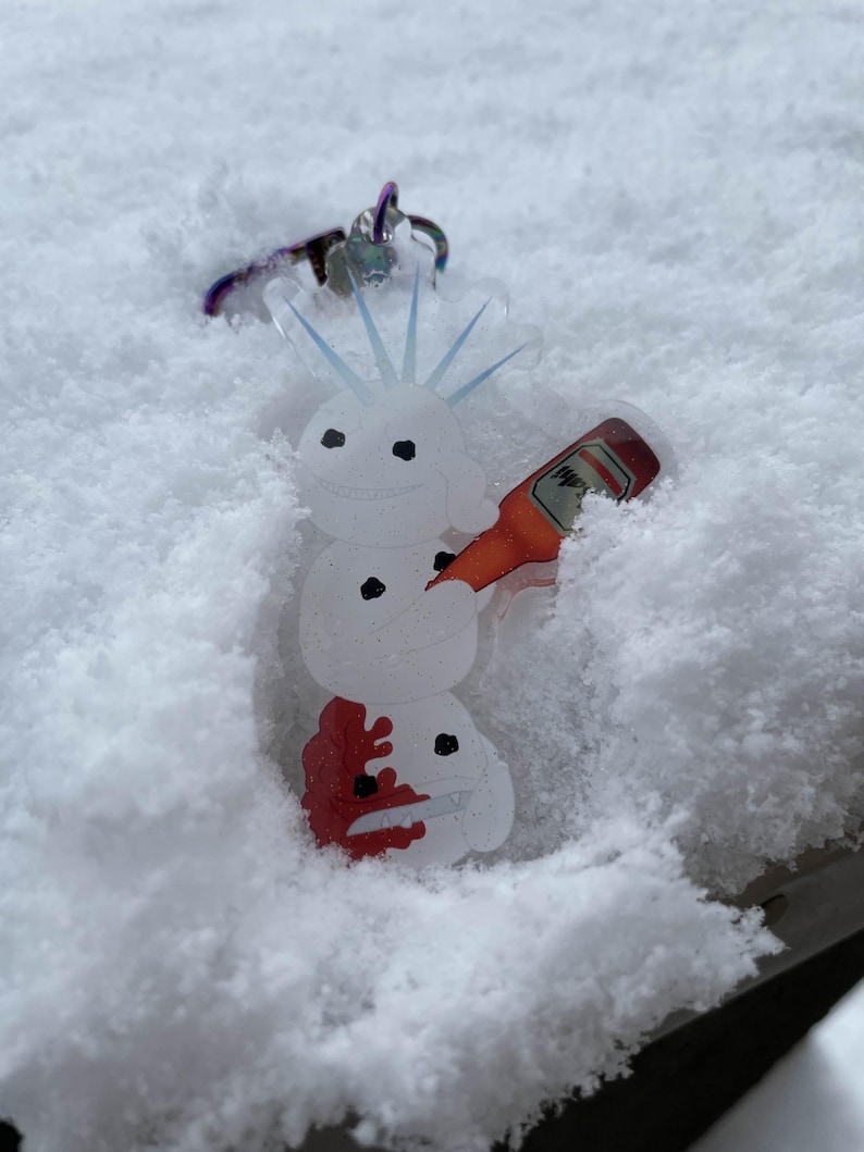 Llavero del trío de bolas de nieve de Jack Frost 2000 imagen 5