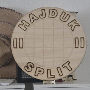 Hajduk Split Bundle | Minimalistisches Logo Set SVG DXF | Kroatien Fußball Ultras Geschenk