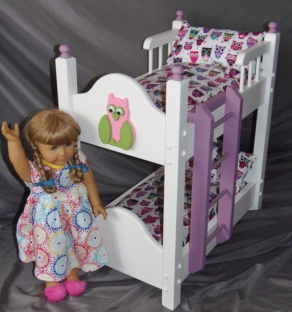 Doll bunkbed fits American girl doll and 18 inch dolls with Etsy