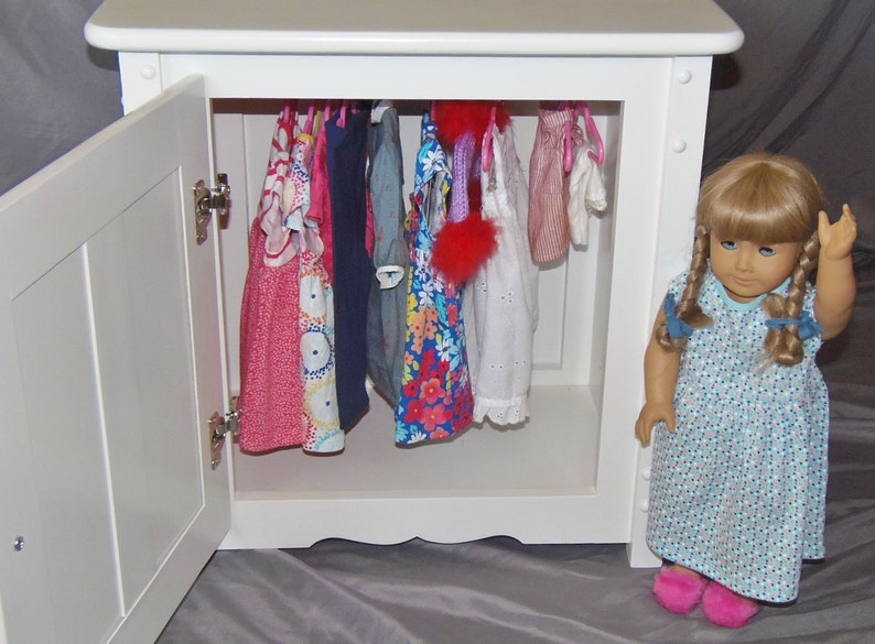 Doll Armoire Clothes Organizer perfect for the American Girl Etsy