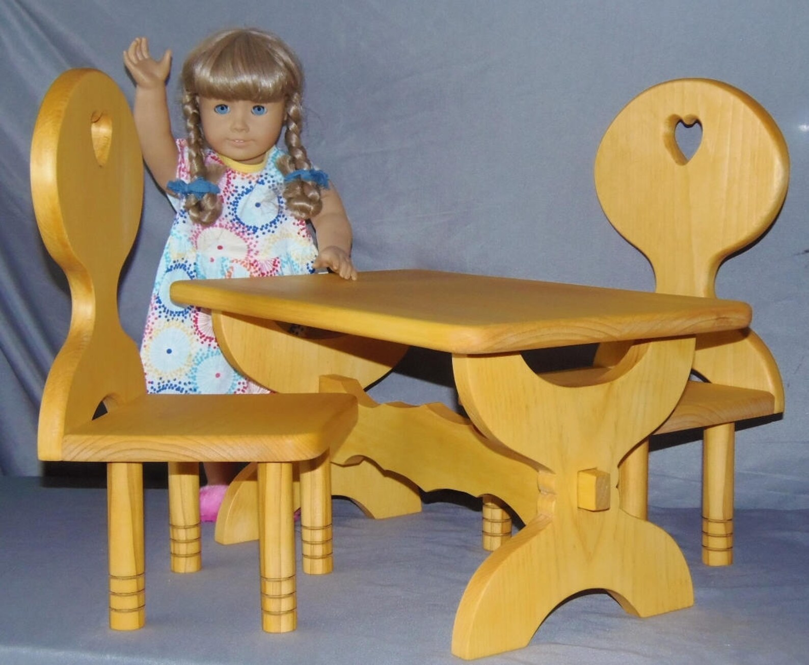 American girl doll table and chair set or all 18 dolls Etsy