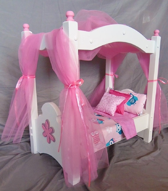 american girl canopy bed