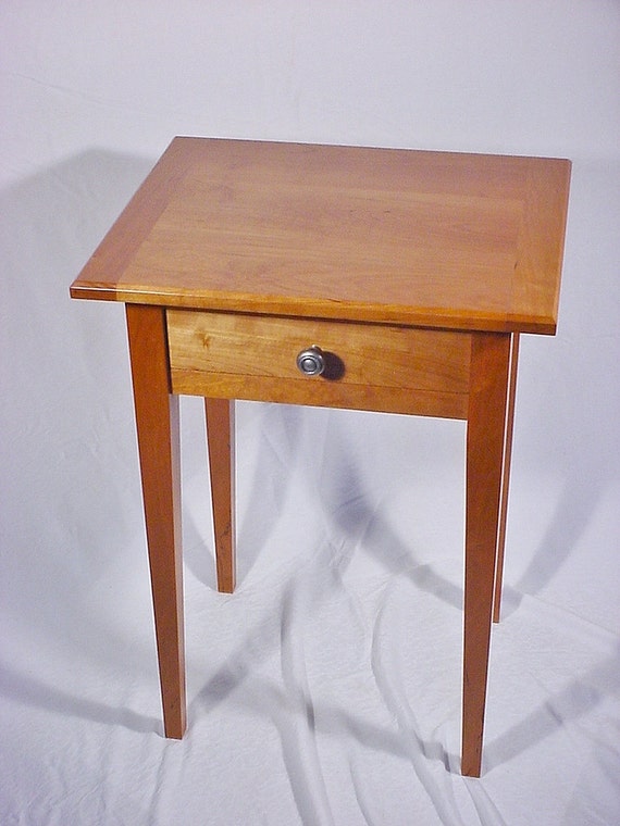 Shaker End Table Made From Solid Cherry Etsy Ireland