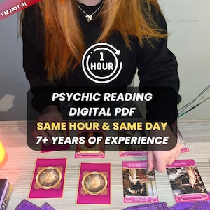 Same Hour Psychic Reading by Ebrar: Love & Relationship Guidance, Detailed Digital PDF Report