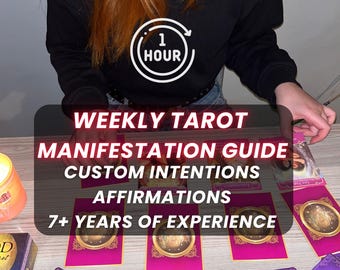 Same Hour-Weekly Tarot Manifestation Guide: Personalisierte Energie Lesung, Absicht Einstellung & Spirituelle Beratung, Orakel Forecast