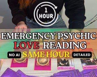 Urigen Liebe Tarot Lesung, Same Hour Beziehung Einblick, Psychic Prediction (1 Stunde Lieferung)