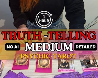 Harsh Truth Psychic Tarot Lesung | Same Day 60 Minute Express | Ehrlich Verschluss Einblick