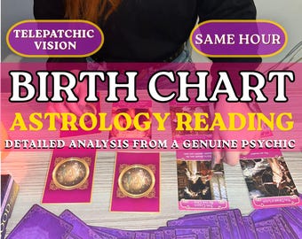 Detaillierte Geburtshoroskop-Lesung | Astrologie, Planetar, Haus, Aspekt-Bewertung (PDF)