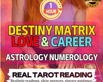 Destiny Matrix - Birth Chart Reading | Astrology Numerology Insight | Love & Career Guidance | Same Hour PDF