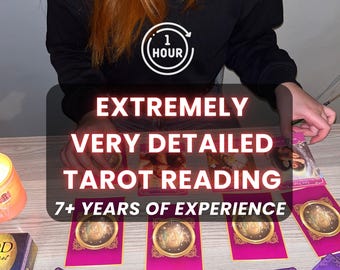 Detaillierte Liebe Tarot Legung | Genaue Gedanken & Gefühle | 60-Minuten oder 24-Stunden-Lieferung