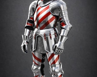 Medieval Barbuta Full Suit | Full Mild Steel LARP Cosplay Costume for Halloween Warrior