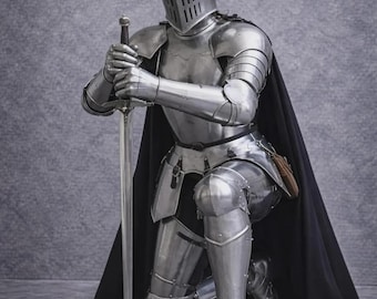 Wearable Steel Knight Full Plate Armour | Gothic Medieval Cosplay LARP Suit