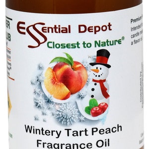 Wintery Tart Peach Fragrance Oil - 4oz