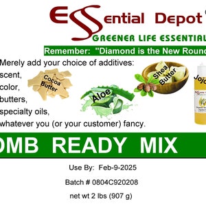 Bath Bomb Ready Mix (Basic) - USA, NON GMO - 2 lbs