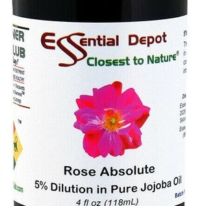 Rose Absolute 5% Dilution in Pure Jojoba 4 fl oz