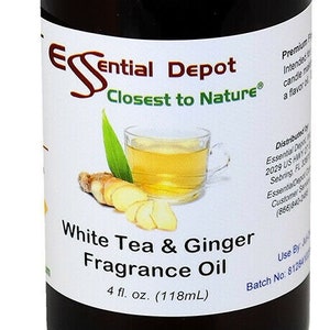 White Tea and Ginger Fragrance Oil 4 oz.