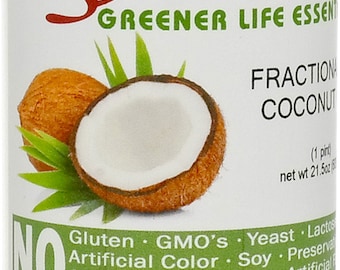 Aceite de coco (fraccionado) - Aceite MCT - 1 pinta - Grado alimenticio