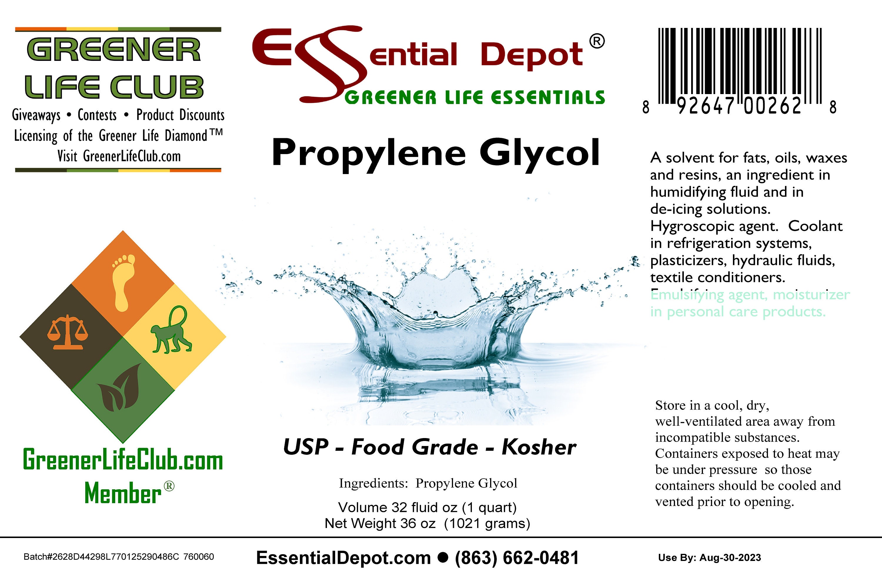 Ethanol Kit Dipropylene Glycol (DPG) Stansfield's Fragrance Oils