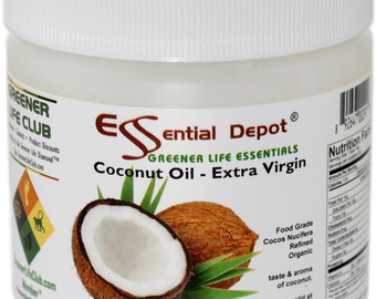 Coconut Oil Extra Virgin Organic Unrefined 16 oz. 1 lb. SALE ITEM