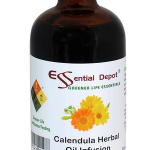 Calendula Herbal Oil Infusion 4 oz.