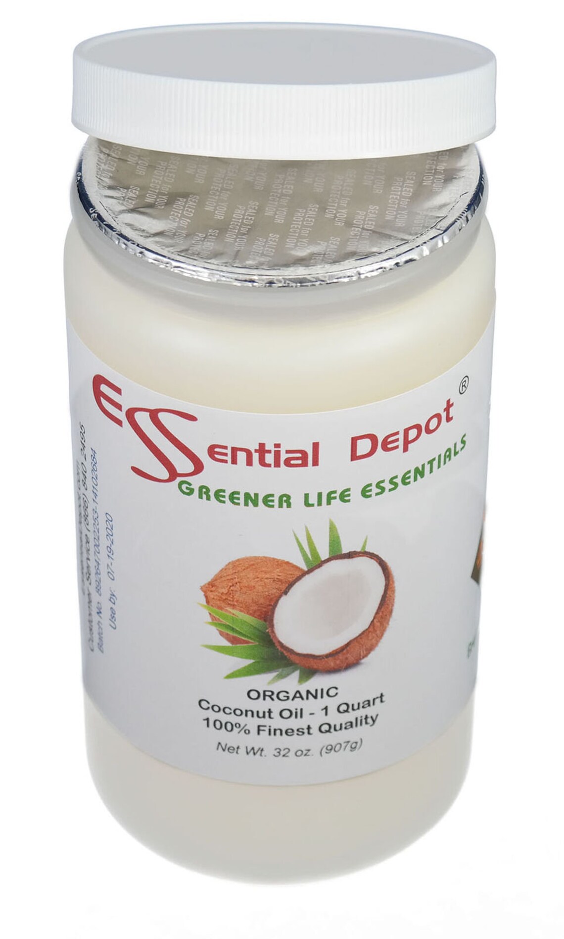 Coconut Oil Organic Food Grade 1 Quart SALE ITEM Etsy
