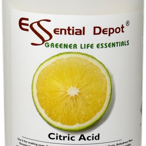 Citric Acid Powder - 32 oz (2 lbs) - Non-GMO, Anhydrous, Granular (Fine Powder)