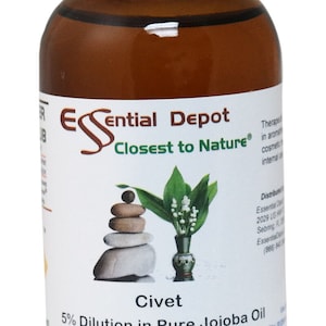 Civet 5% Dilution in Pure Jojoba 4 fl oz