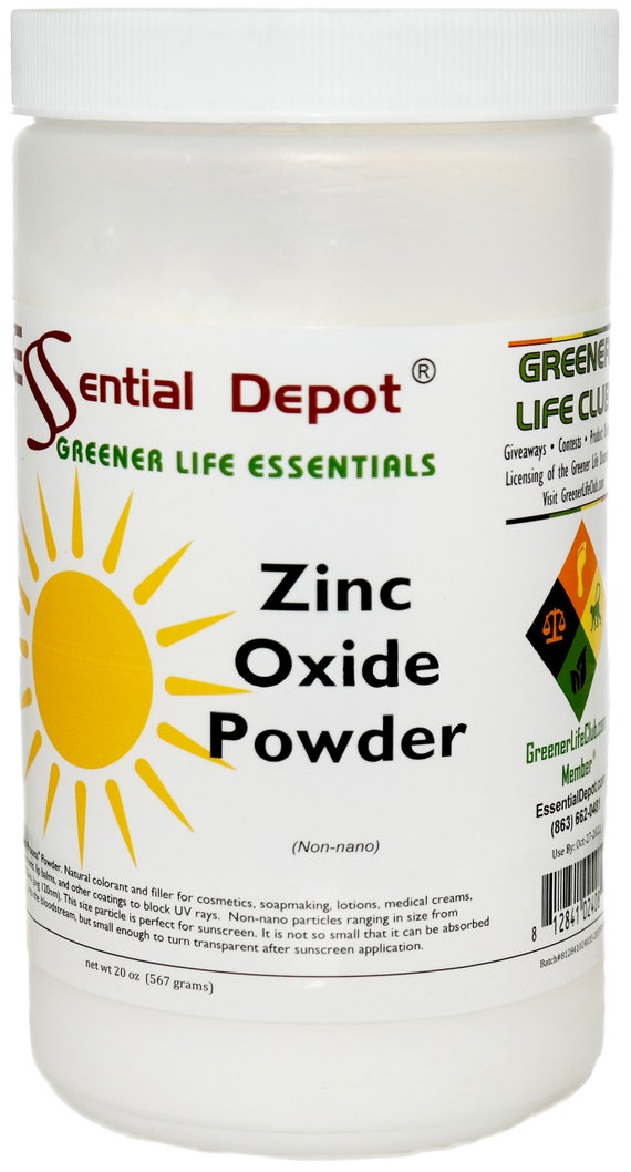 Zinc Oxide Powder - 20 Oz - Non Nano ASTM D-4295 - Safety Sealed