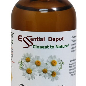 Chamomile Roman Essential Oil 5% Dilution in Pure Jojoba 4oz