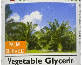 Glycerin Vegetable - 1 Pint (21.5 oz. net wt) - Non GMO - Sustainable Palm Based - USP - KOSHER - Pharmaceutical Grade