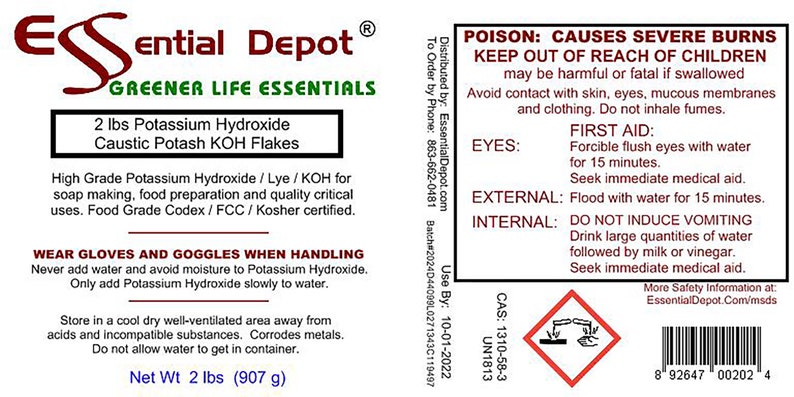 Potassium Hydroxide Flakes 10 lbs KOH Free Shipping image 5