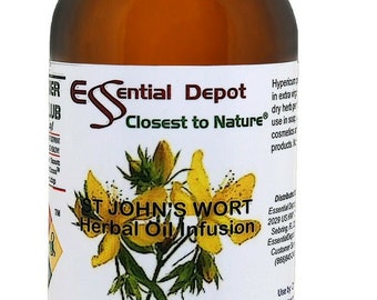 St Johns Wort Herbal Oil Infusion 4 oz.