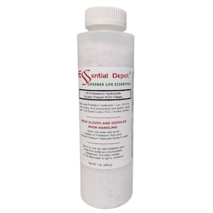 1 lb. Potassium Hydroxide Flakes KOH - FREE SHIPPING image 1
