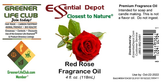 Red Rose Fragrance Oil 4 Oz. 