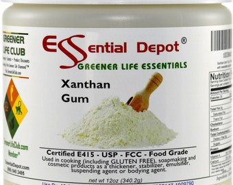 Xanthan Gum 12 oz Powder USP FCC Food Grade