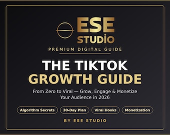 Guía de crecimiento en TikTok, libro de estrategia, ganchos virales, monetización (descarga en PDF)