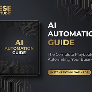 AI Automation Guide | ChatGPT, Make.com, AI Agents (PDF eBook)