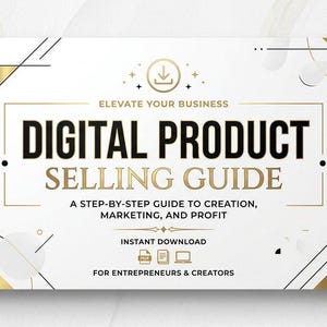 Digital Product Selling Guide for Etsy Sellers (PDF Download)