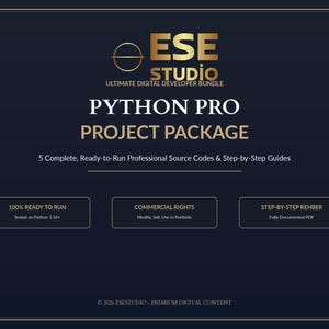 Pacote de Projetos Python | 10 Códigos-Fonte, Licença PLR Comercial (Download Imediato)