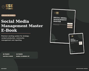 Libro electrónico/Guía estratégica para la gestión de redes sociales y planificación de contenidos (descarga digital)