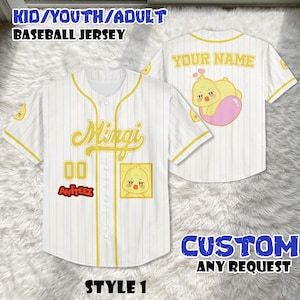 Ateez San Baseball Jersey - Etsy