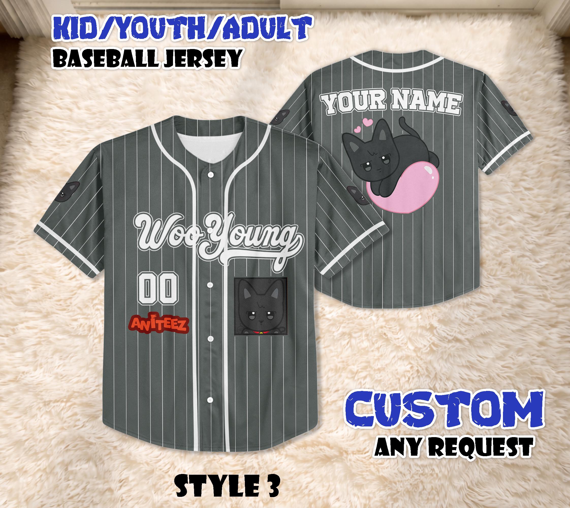 Ateez baseball jersey - Etsy México