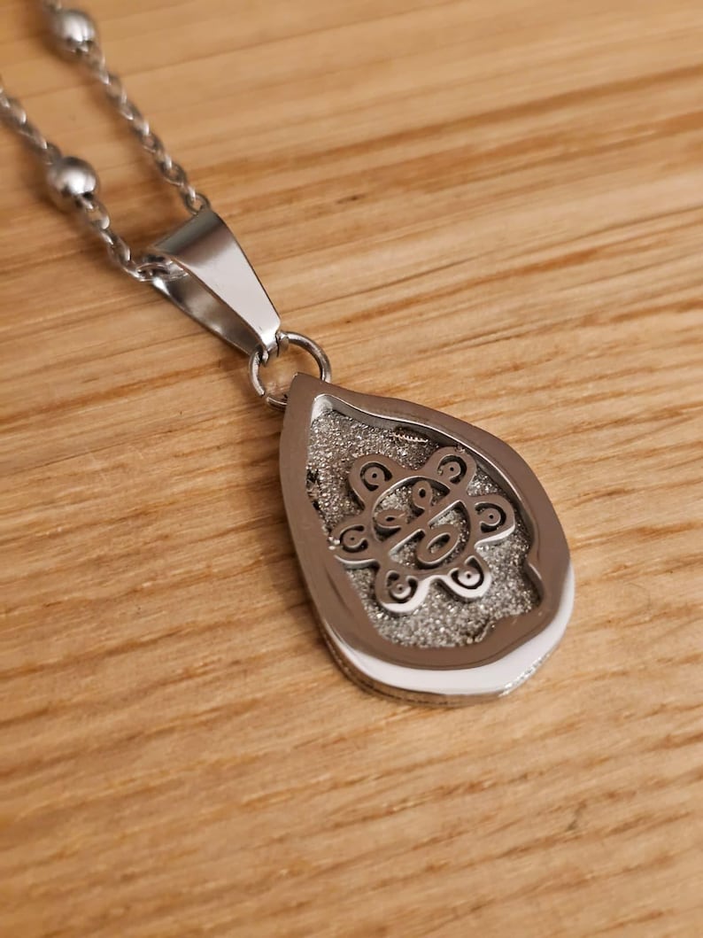 Sol Taíno Necklace | 18K Gold Plated Puerto Rico Pendant | Stainless Steel Heritage Jewelry image 9